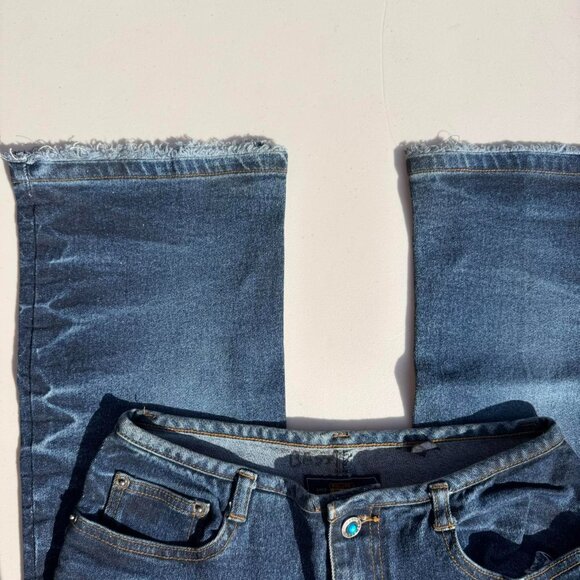 Vintage Route 66 Low-Rise Bootcut Glitter Jeans - Picture 5 of 6